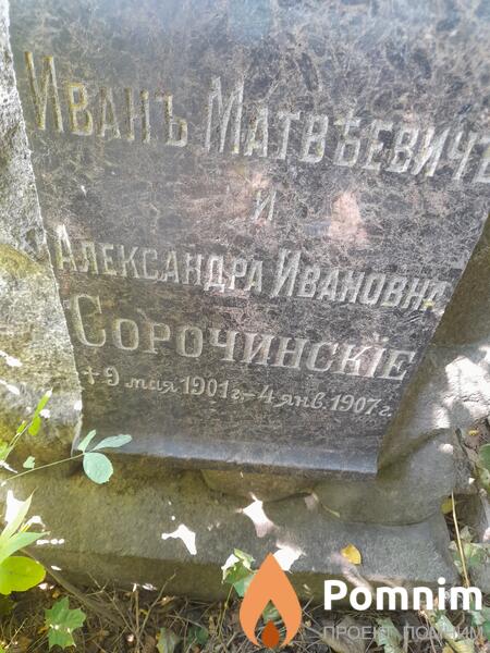 Сорочинская Александра Ивановна