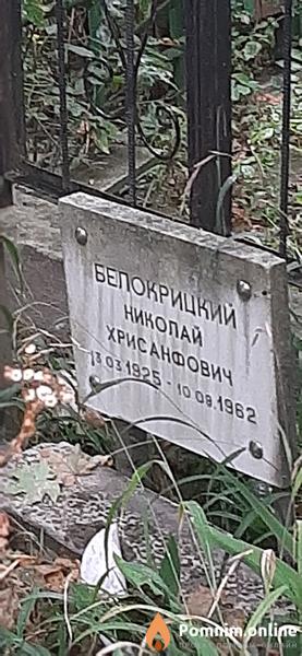 Белокрицкий Николай Хрисанфович