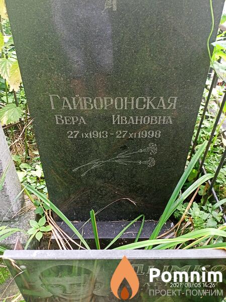 Гайворонская Bepa Ивановна