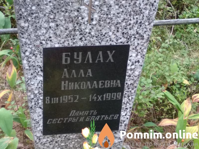 Булах Алла Николаевна