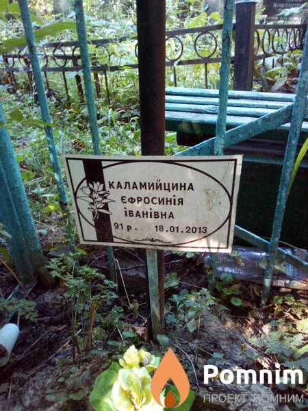 Каламийцина Ефросиния Ивановна