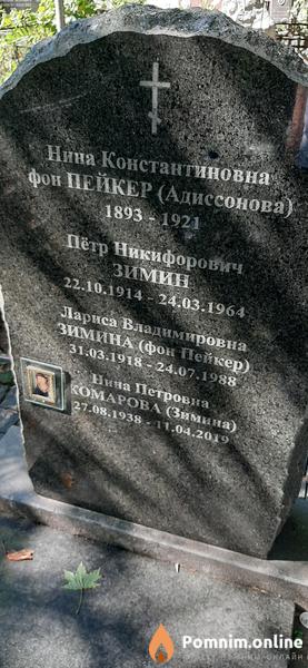 Зиминафонпейкер Лариса Владимировна