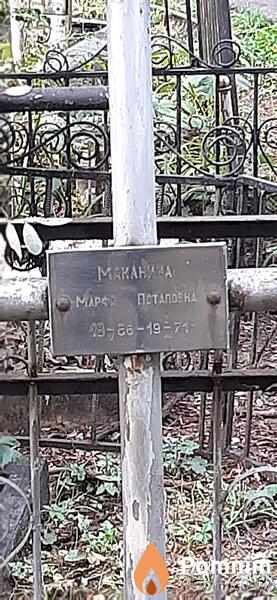 Маканина Марфа Потаповна