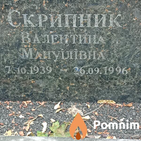 Скрипник Валентина Мануиловна