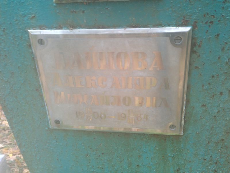 Байнова Александра Михайловна