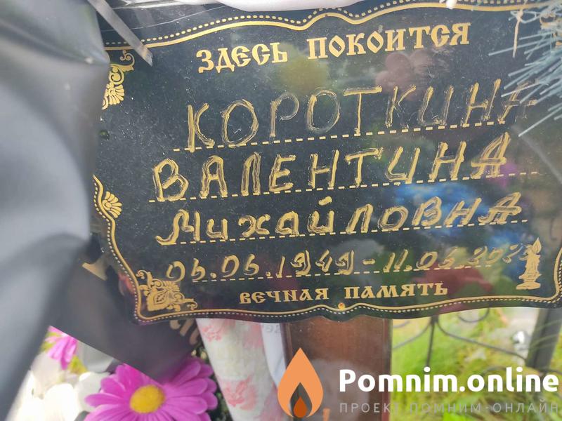 Короткина Валентина Михайловна