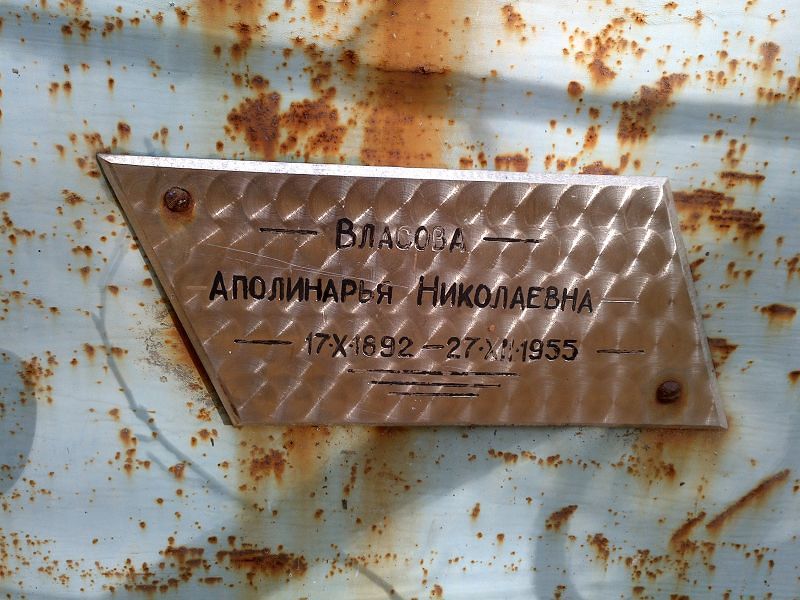 Аполинарья Власова Николаевна