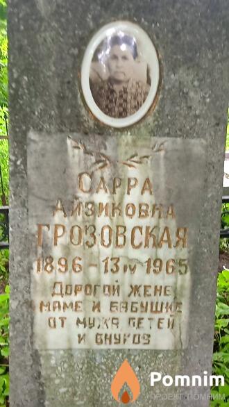 Грозовская Cappa Айзиковна