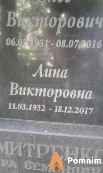 Дмитриенко Лина Викторовна