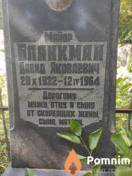 Бланкман Давид Яковлевич