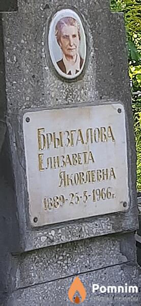 Брызгалова Елизавета Яковлевна