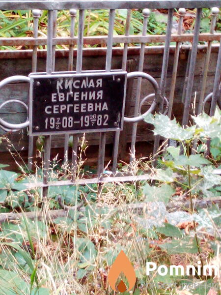 Кислая Евгения Сергеевна