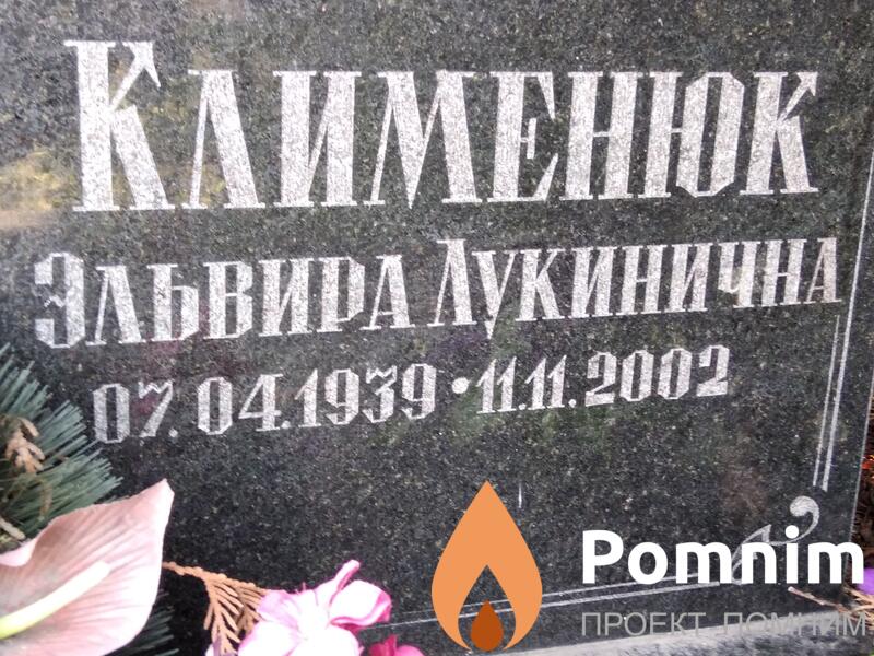 Клименюк Эльвира Лукинична