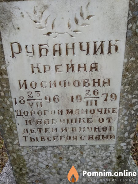 Рубанчик Крейна Иосифовна