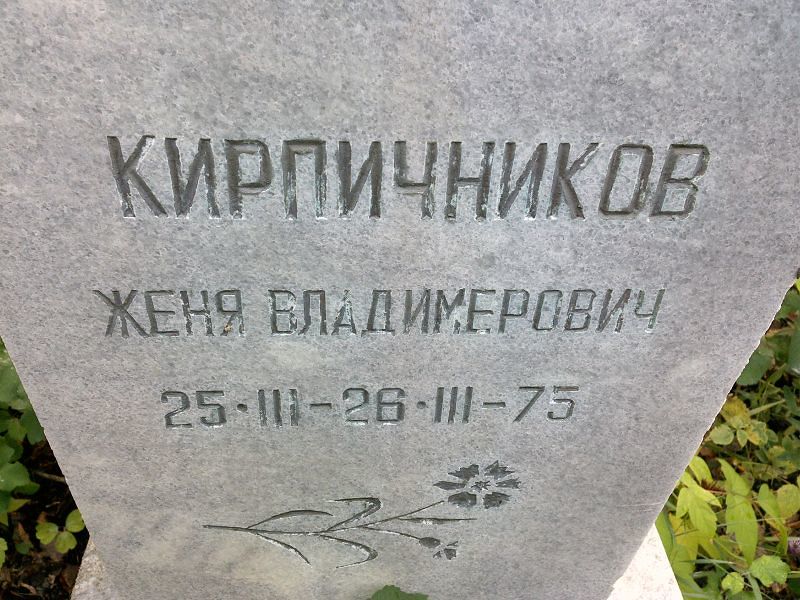 Женя Кирпичников Владимерович