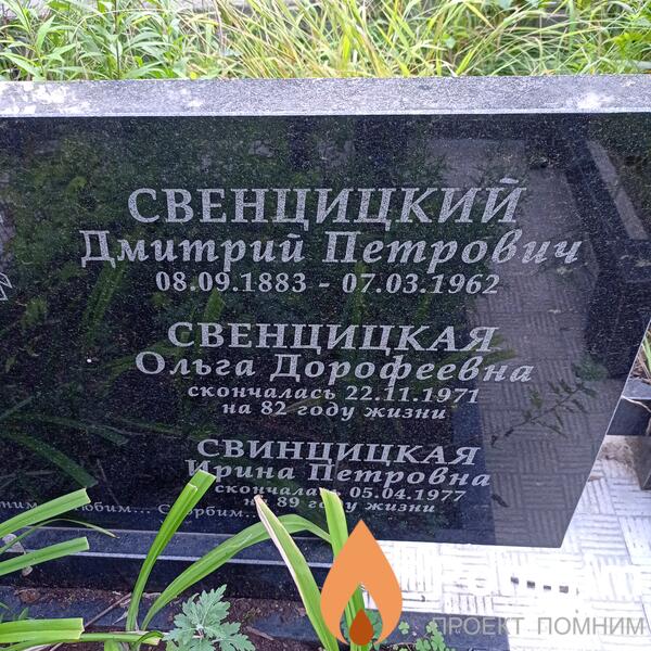 Свенцицкий Ирина Петровна
