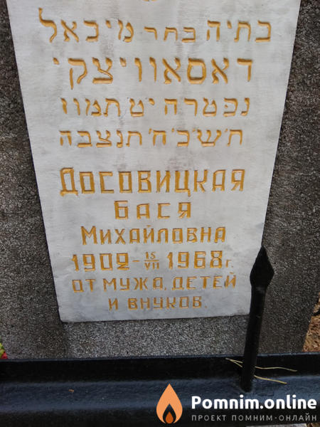 Досовицкая Бася Михайловна
