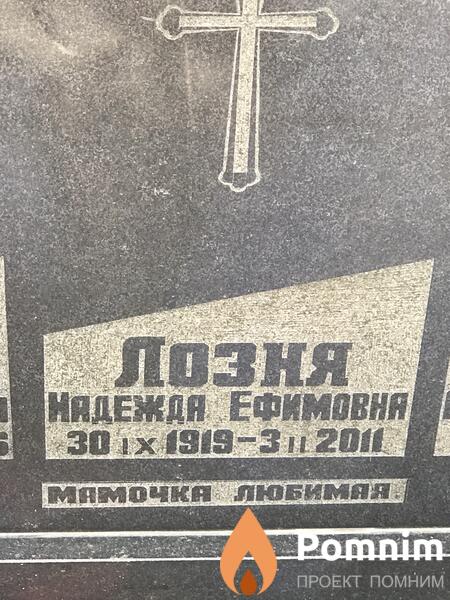 Лозя Надежда Ефимовна