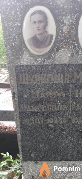Шуригина Марфа Алексеевна