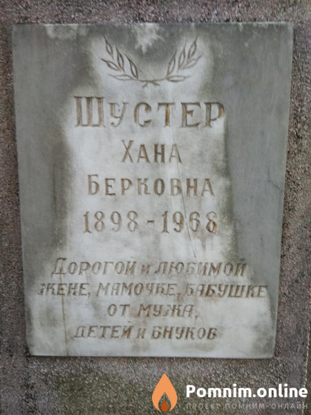 Шустер Хана Берковна