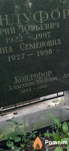 Кондуфор Александра Ивановна