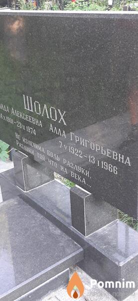 Шолох Алла Григорьевна