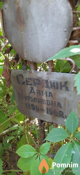Сердник Анна Иульяновна
