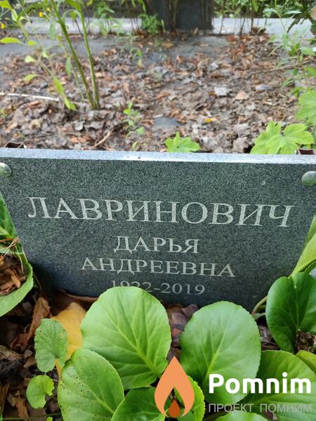 Лавринович Дарья Андреевна