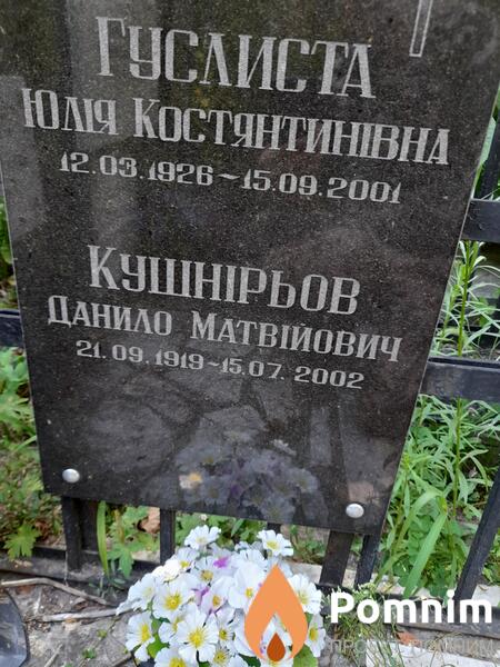 Гуслиста Юлія Костянтинівна