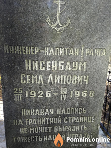 Нисенбаум Сема Липович