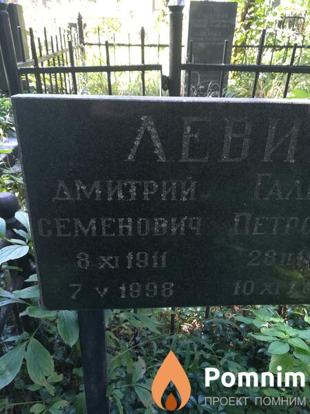 Левицкий Дмитрий Семенович