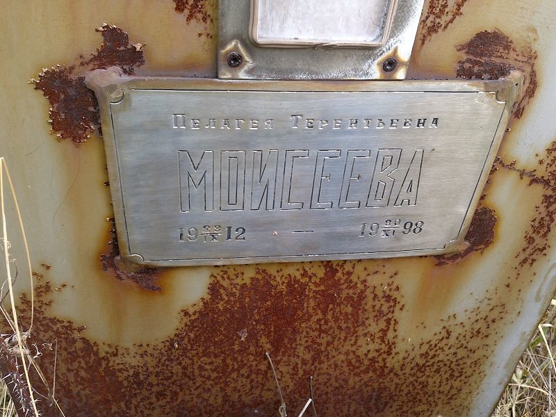 Моисеева Пелагея Терентьевна