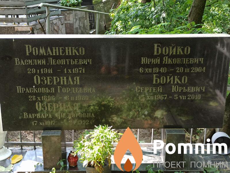 Озерная Варвара Федоровна