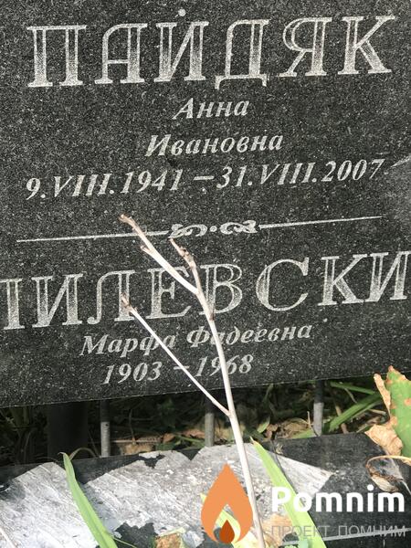 Пайдяк Анна Ивановна
