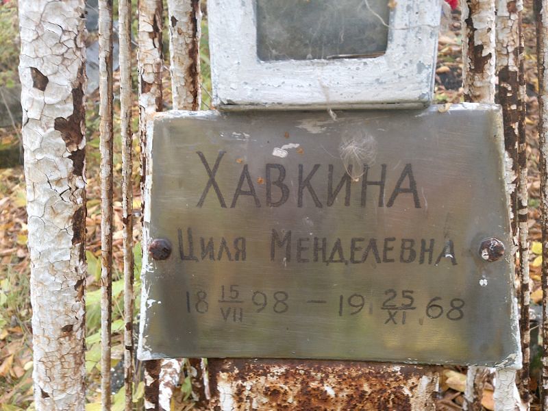 Циля Хавкина Менделевна