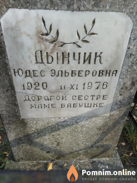 Дынчик Юдес Эльберовна