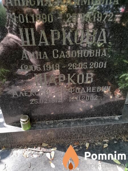 Шаркова Анна Сазоновна