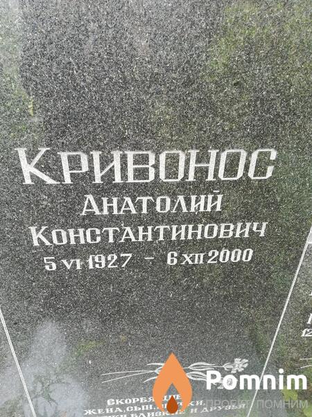 Кривонос Анатолий Константинович