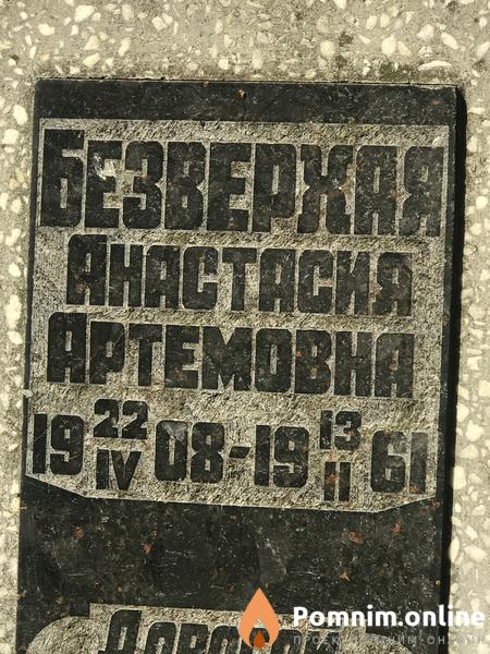 Безверхая Анастасия Артёмовна