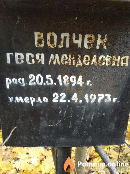 Волчек Геся Менделевна