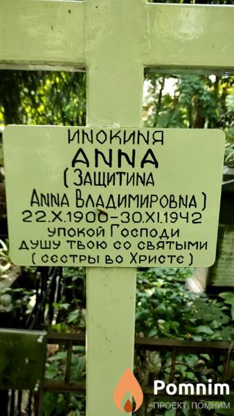 Защитина Aнна Владимировна