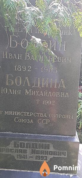 Болдина Юлия Михайловна