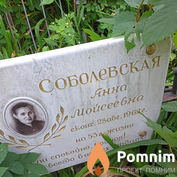 Соболевская Анна Мойсеевна