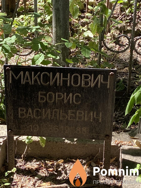 Максинович Борис Васильевич