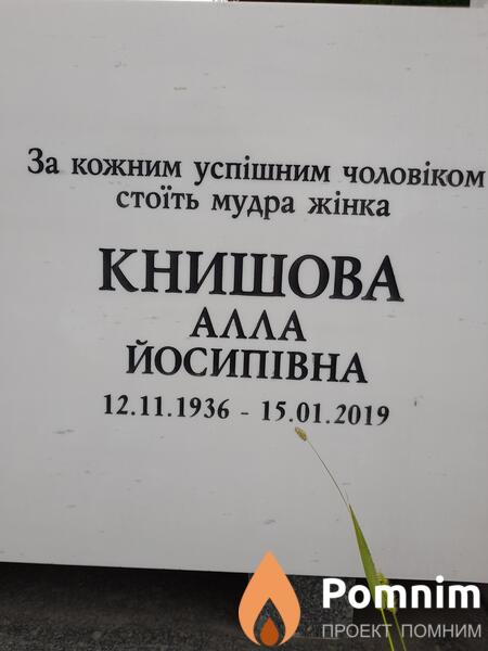 Книшова Алла Йосипивна