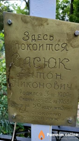 Сасюк Антон Никонович