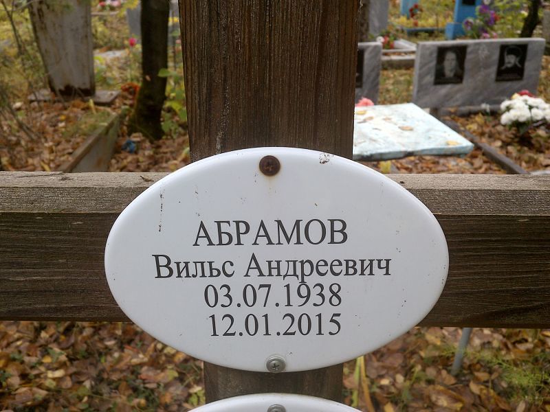 Вильс Абрамов Андреевич