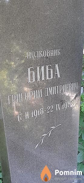 Биба Григорий Дмитриевич
