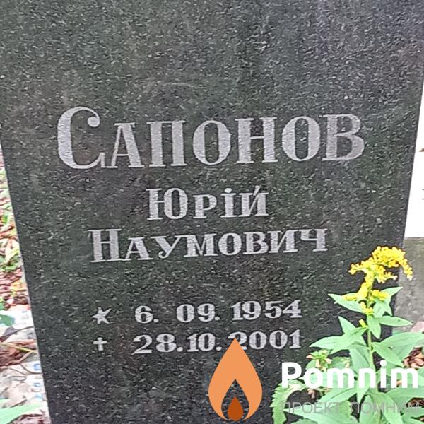 Сапонов Юрий Наумович