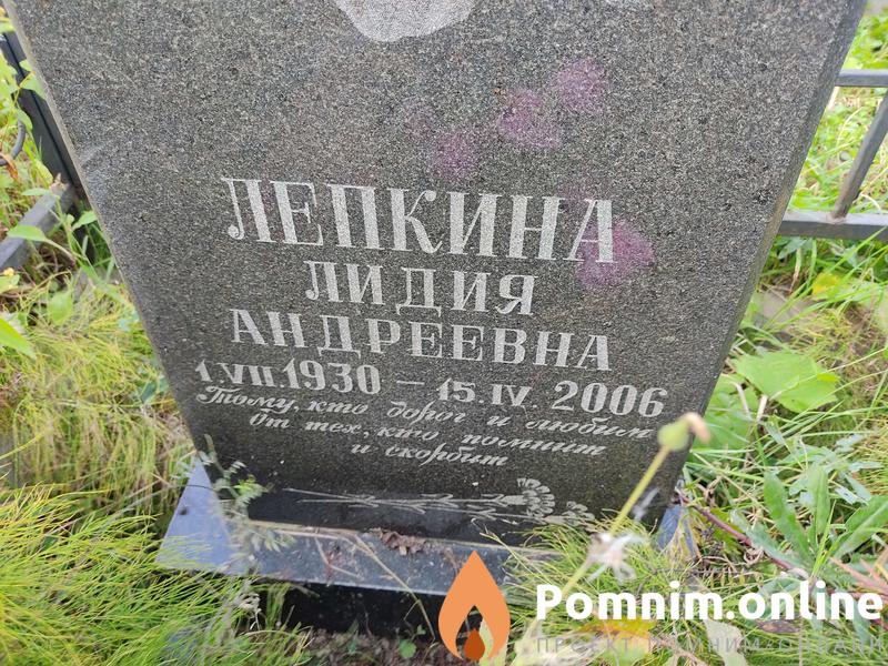 Лепкина Лидия Андреевна